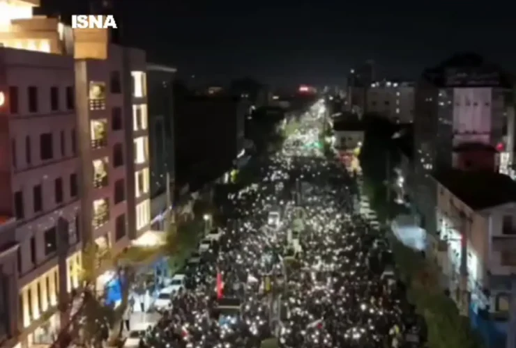 تصاویری از تجمع در بابل