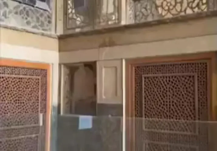 خسارت در حمله موشکی به کاخ چهلستون و برخی آثار تاریخی