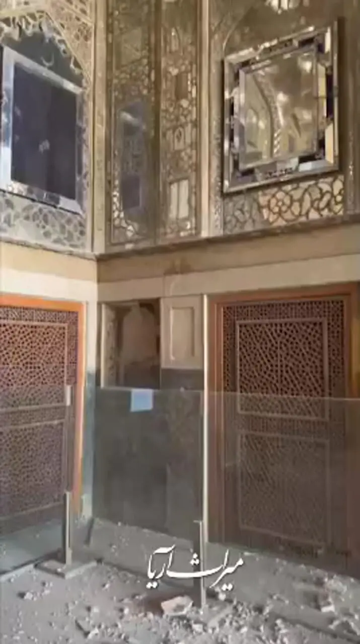 خسارت در حمله موشکی به کاخ چهلستون و برخی آثار تاریخی