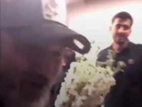 دیدار نیمه شب مهران غفوریان با آتش نشانان پایتخت