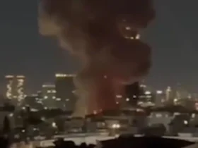 سرعت بالای اصابت موشک ایرانی به تل آویو