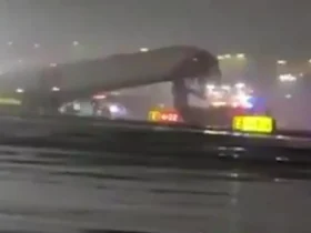 سقوط مرگبار فرودگاه نیویورک را بسته است