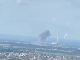 لحظه اصابت موشک ایران به نیروگاه خدیره اسرائیل