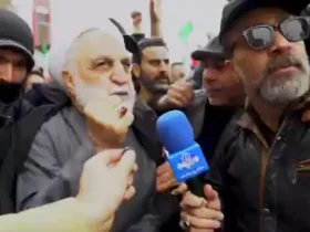 لحظه سقوط موشک در نزدیکی دریای اژه