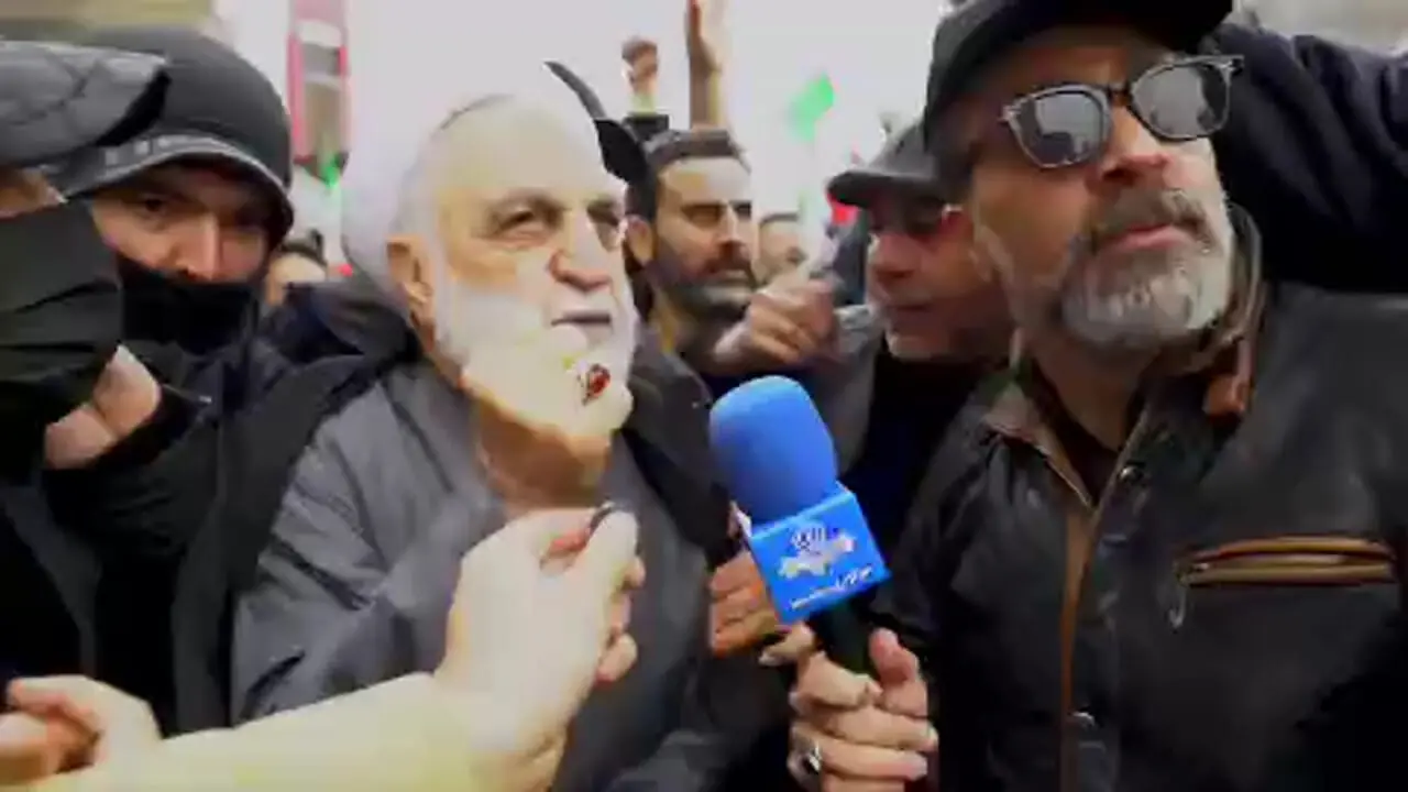 لحظه سقوط موشک در نزدیکی دریای اژه