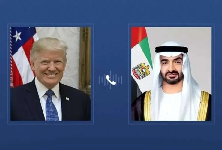 جزئیات تماس تلفنی رئیس جمهور امارات و ترامپ