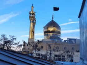 مزار شهید موسوی در قبر حضرت معصومه (س)