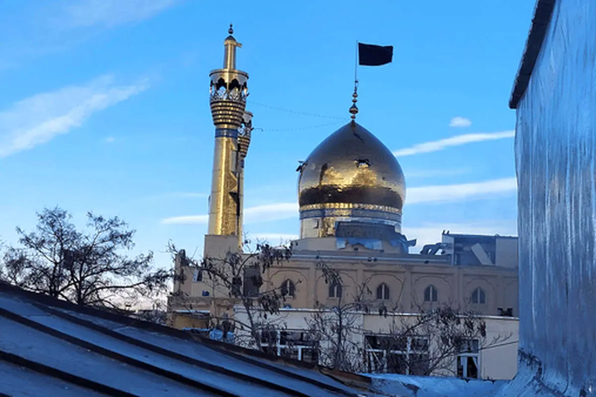 مزار شهید موسوی در قبر حضرت معصومه (س)