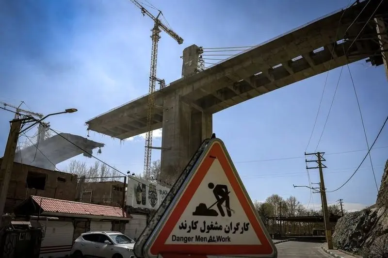 تصاویر: یک روز پس از حمله هوایی به پل B1 کرج 8 کرج 3