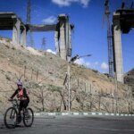 تصاویر: یک روز پس از حمله هوایی به پل B1 کرج