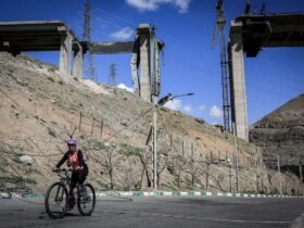 تصاویر: یک روز پس از حمله هوایی به پل B1 کرج