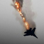 انهدام هواپیمای A10 توسط نیروهای دفاعی ایران در تنگه هرمز