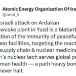 1775510012 واکنش سازمان انرژی اتمی به حمله به کارخانه کیک زرد