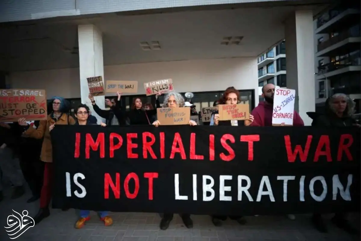 تصاویر; تظاهرات علیه جنگ در تل آویو