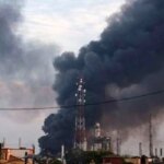 انفجار در پالایشگاه لاوان