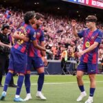 بارسلونا 4 - 1 اسپانیول; ظلم یامال و دوستانش