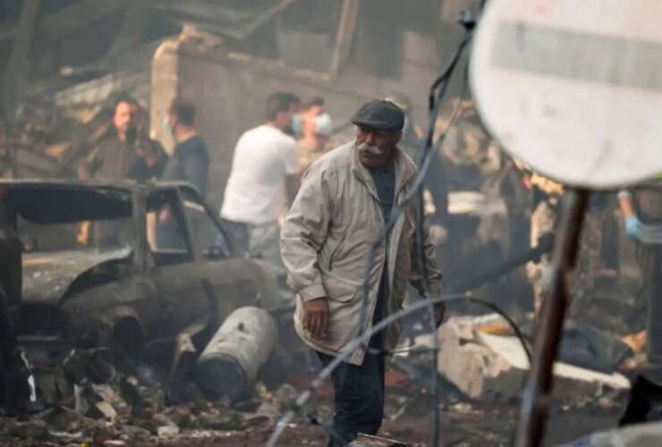 تصاویر; نتیجه بمباران یک هفته ای لبنان به روایت تصویر