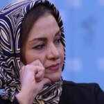 مریلا زارعی در اجتماع مردم در میدان تجریش