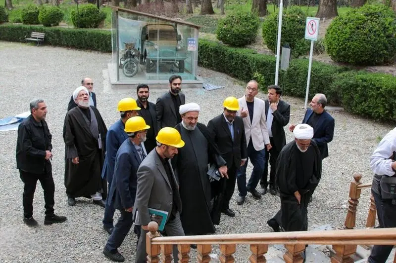 نمایندگان مجلس به کاخ سعدآباد رفتند + عکس