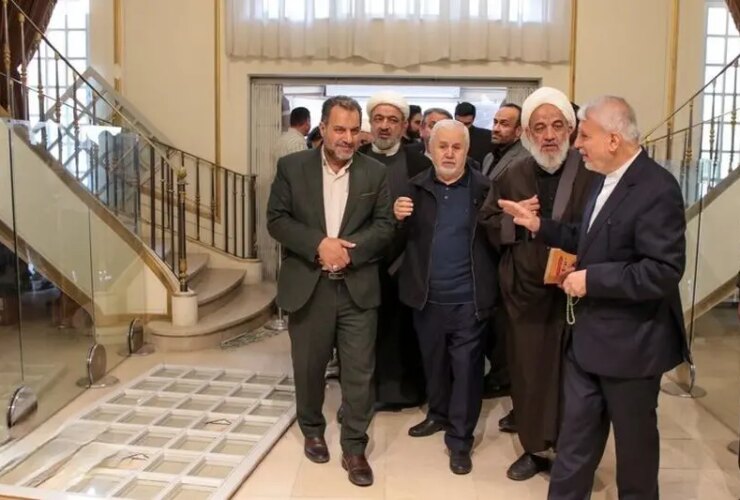 نمایندگان مجلس به کاخ سعدآباد رفتند + عکس