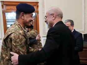 دیدار فرمانده ارتش پاکستان با قالیباف