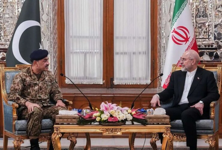 تصاویر; حاشیه های دیدار کلیباف با عاصم منیر