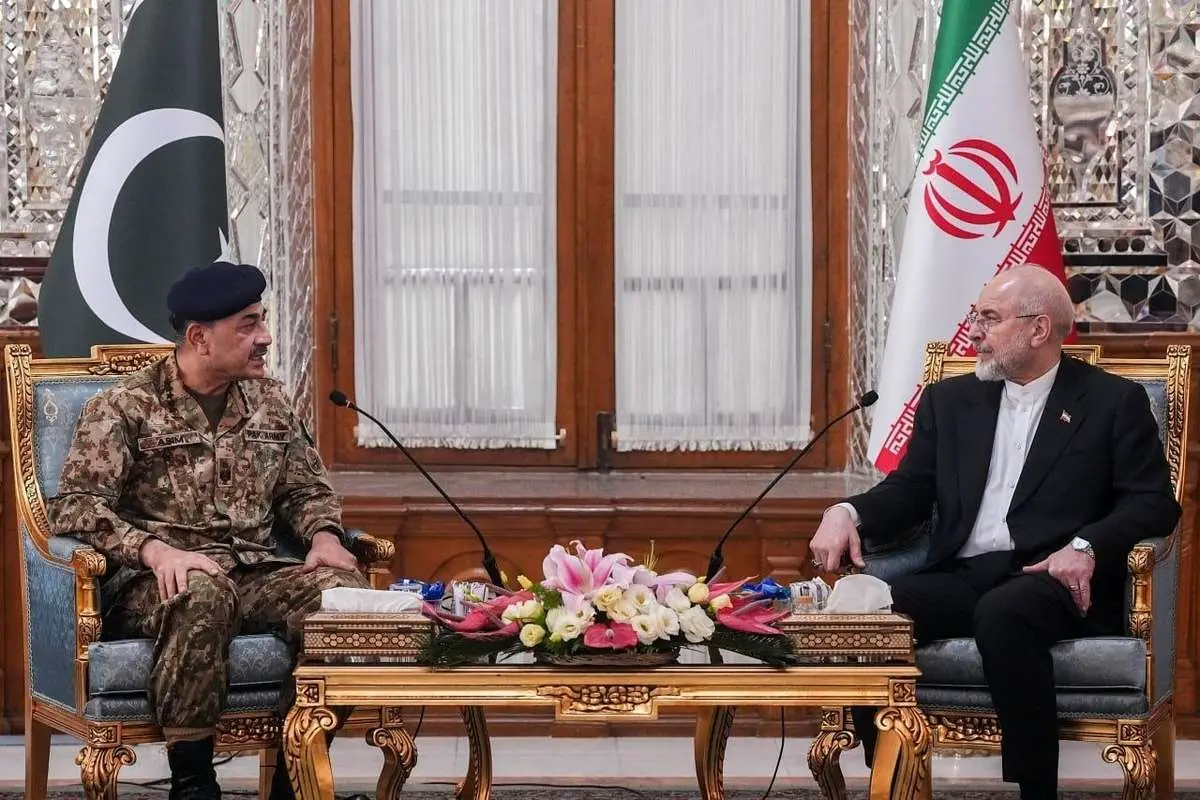 تصاویر; حاشیه های دیدار کلیباف با عاصم منیر