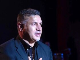 تصویر عکس علی دایی در میدان آزادی تحریف شده است