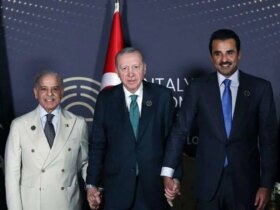 نشست سه جانبه سران قطر، ترکیه و پاکستان در آنتالیا