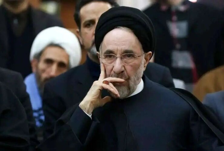 اولین عکس سید محمد خاتمی بعد از جنگ / زنگنه و جهانگیری هم بودند