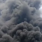 آتش سوزی بزرگ در کارخانه یونولیت گنبدکاووس