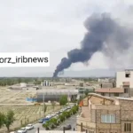 آتش سوزی گسترده در کارخانه چسب چهارباغ