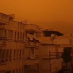 ابرهای غبار آفریقایی جنوب ترکیه را پوشانده است