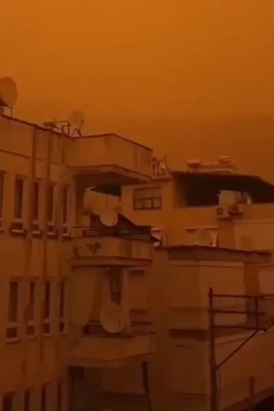 ابرهای غبار آفریقایی جنوب ترکیه را پوشانده است