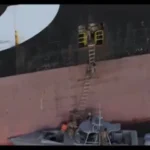 اولین تصاویر از توقیف کشتی های سپاه پاسداران در تنگه هرمز