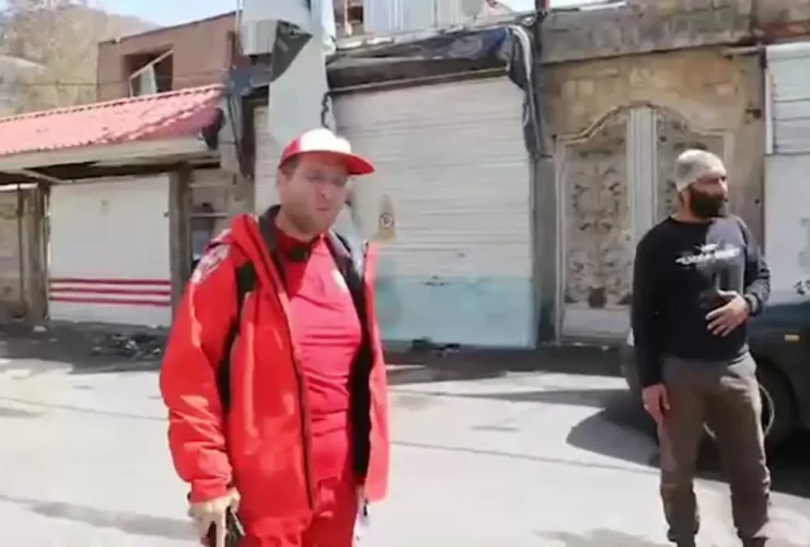 اولین تصاویر از لحظات پس از حمله هوایی به پل B1 کرج