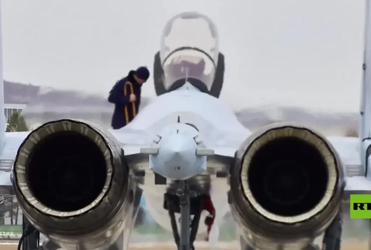 تحویل جدیدترین هواپیمای جنگی سوخو 35 اس به ارتش روسیه