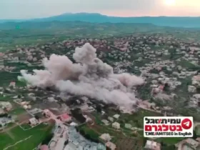 تخریب روستاها در جنوب لبنان توسط اسرائیل