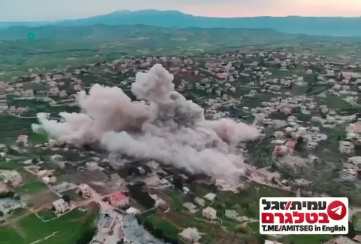 تخریب روستاها در جنوب لبنان توسط اسرائیل