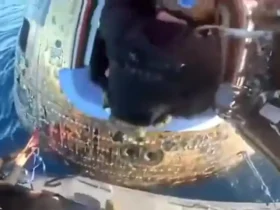 تصاویر جدید از فرود سفینه فضایی آرتمیس ۲ ناسا