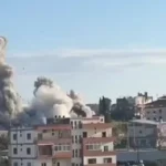 تصاویری از حمله هوایی به جنوب لبنان