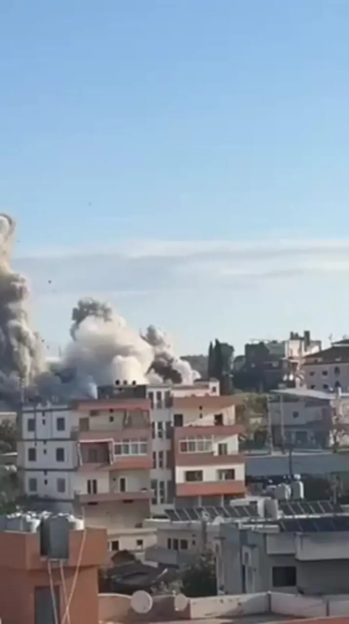 تصاویری از حمله هوایی به جنوب لبنان