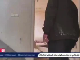 تصاویری از خسارت به منازل مسکونی در محله شریعتی کرمانشاه