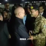 تصاویری از ورود هیئت ایرانی به سرپرستی گالیباف به اسلام آباد