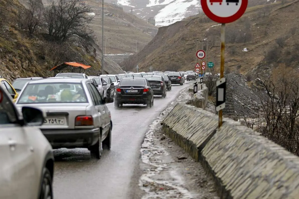 جاده چالوس دو طرفه شد