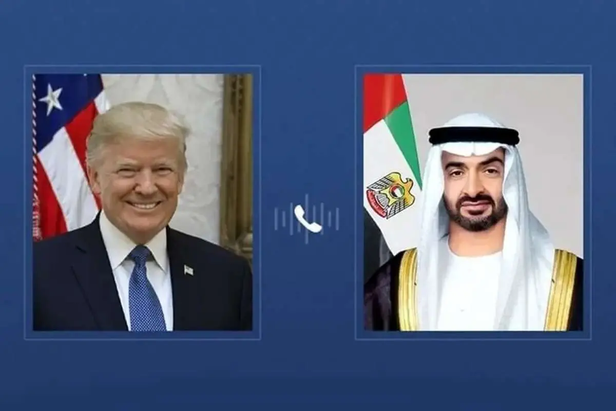 جزئیات تماس تلفنی رئیس جمهور امارات و ترامپ