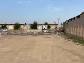 حمله هوایی به انبار امداد هلال احمر بوشهر