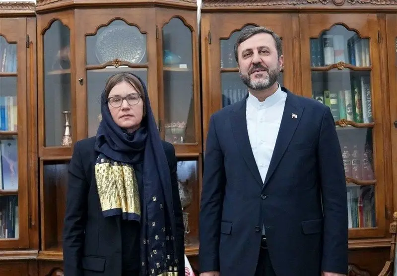 دیدار قریب‌آبادی با رئیس کمیته بین‌المللی صلیب سرخ