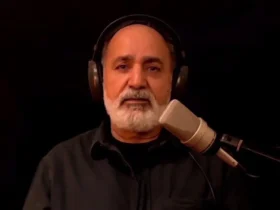 سخنرانی پرویز پرستویی خطاب به مادر شهید ماکان نصیری