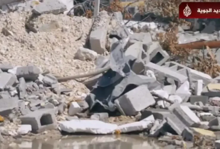 عکس های اختصاصی الجزیره از خسارات وارده به پایگاه هوایی العدید قطر